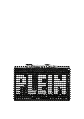 Philipp Plein crystal-embellished clutch bag - Black