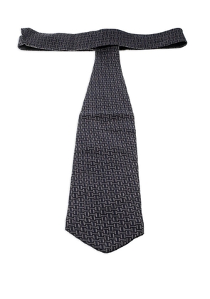 Giorgio Armani Pre-Owned jacquard tie - Grey