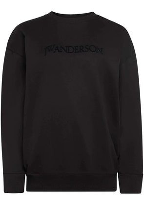 JW Anderson Classic logo-embroidered sweatshirt - Black