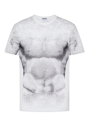 Moschino print T-shirt - White