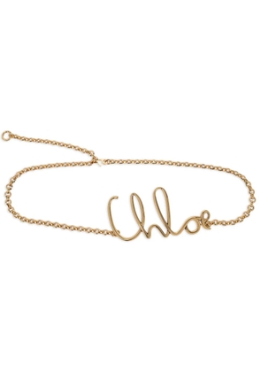 Chloé The Chloé Iconic belt - Gold