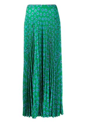 alessandro enriquez graphic-print pleated trousers - Green