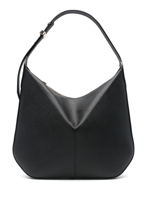 Valextra panelled adjustable shoulder bag - Black