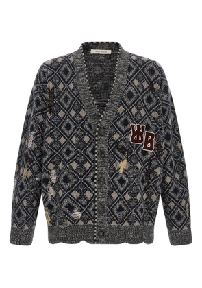 Wales Bonner Sibling cardigan - Grey