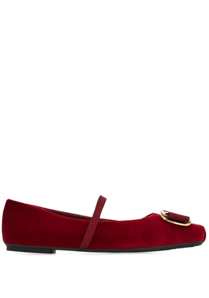 Ferragamo Mary Jane ballerina shoes - Red