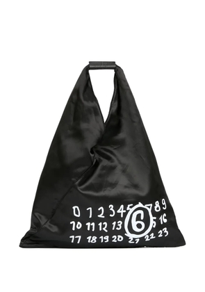 MM6 Maison Margiela Classic Japanese logo-print tote bag - Black