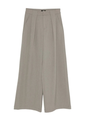 Eleh pleated welt-pocket trousers - Grey