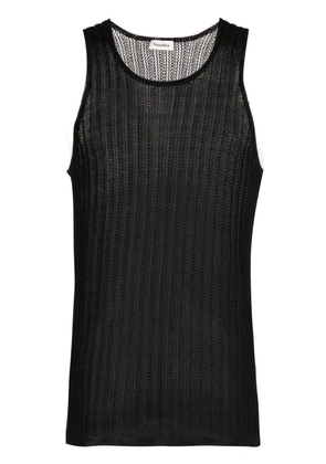 Nanushka round-neck vest top - Black