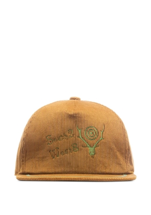 SOUTH2 WEST8 embroidered trucker cap - Brown