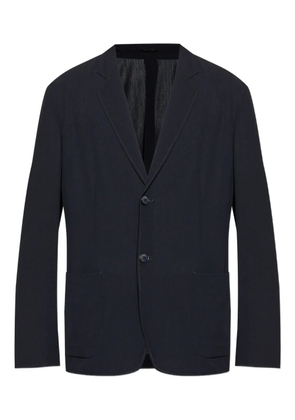 Giorgio Armani three-button patch-pocket blazer - Black