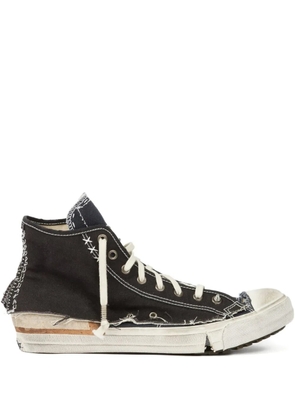 Maison Margiela distressed high-top sneakers - Black