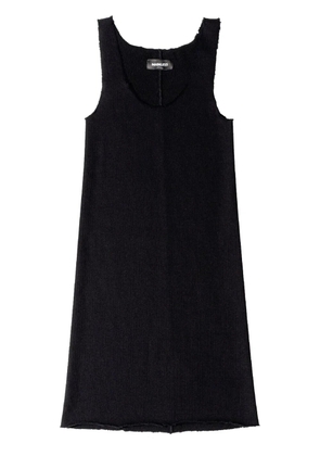Mainless ribbed mini dress - Black