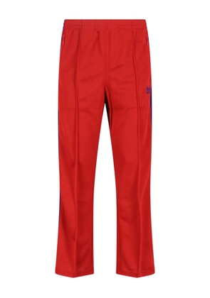 Needles logo-detail side-stripe track pants - Red