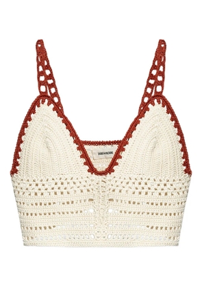 Zadig&Voltaire crochet top - Neutrals