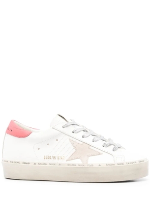 Golden Goose Hi Star leather sneakers - White