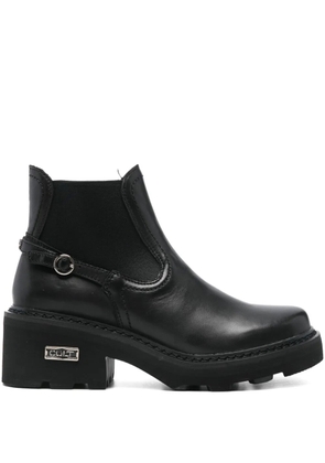 Cult elastic-panelled buckle Chelsea boots - Black