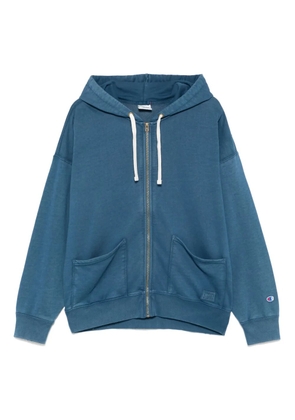 Champion logo-patch hoodie - Blue