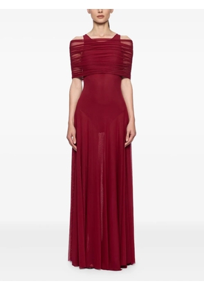 Atu Body Couture layered mesh dress