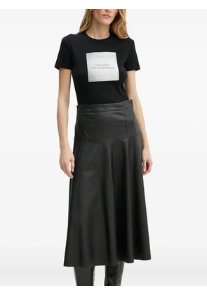 The Kooples graphic-print short-sleeve T-shirt - Black