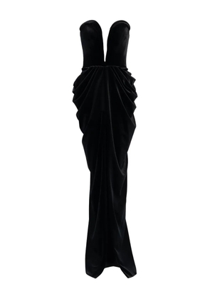 Ana Radu strapless-design maxi dress - Black