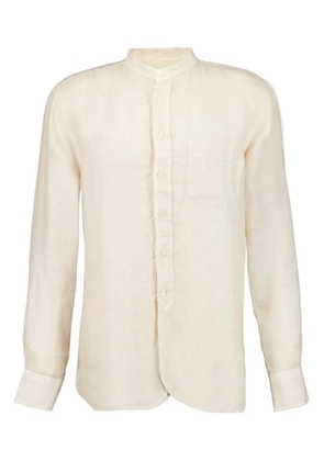 120% Lino linen long-sleeve shirt - Neutrals