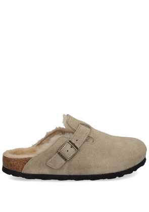 Birkenstock Boston Shearling mules - Neutrals
