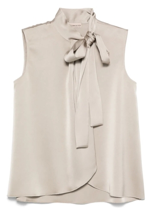 Blanca Vita satin top - Grey