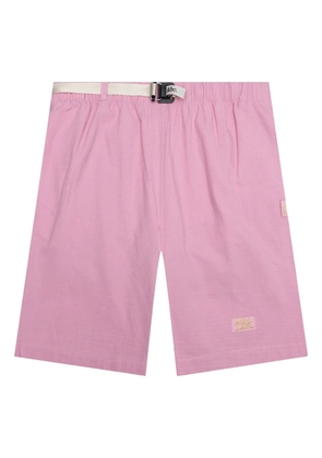 Advisory Board Crystals pull-tab pocketed shorts - Pink