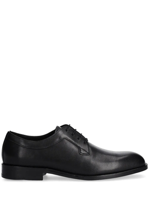 BOSS leather derby shoes - Black