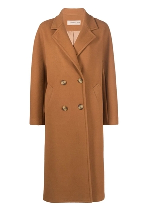Blanca Vita double-breasted coat - Brown