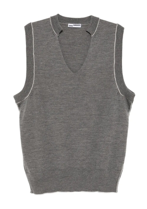 SONIA CARRASCO wool vest - Grey