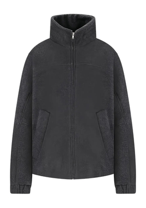 MORDECAI high-neck zip-front jacket - Grey