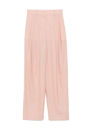 Recto double pleated wide pants - Pink