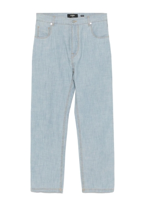 FENDI cotton-blend jeans - Blue