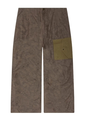 Awake NY patch-pocket trousers - Green