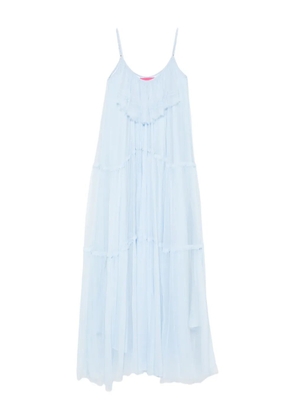 MIAU by Clara Rotescu ruffled maxi dress - Blue