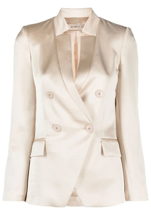Blanca Vita double-breasted blazer - Neutrals