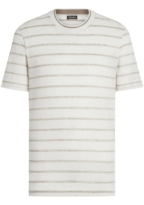 Zegna linen T-shirt - White