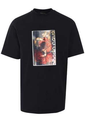 Roberto Cavalli Flyer Rises and Snake t-shirt - Black