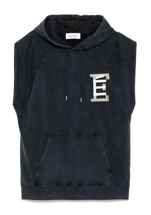 Études Studio sleeveless baseball hoodie - Blue