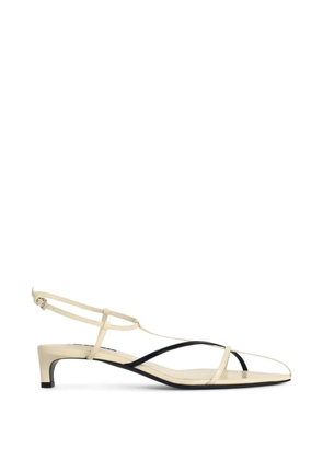 Jil Sander pointed strappy sandals - Neutrals