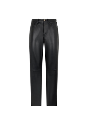 Philosophy Di Lorenzo Serafini pocket leather trousers - Black