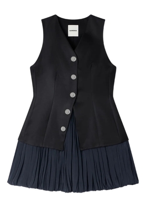SANDRO layered sleeveless dress - Black