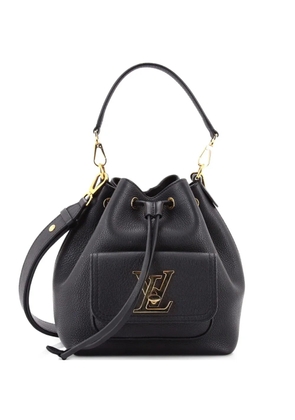 Louis Vuitton Pre-Owned Lockme Pocket Leather bucket bag - Black