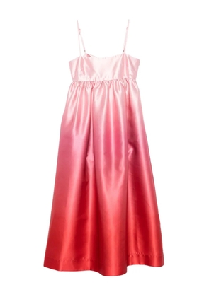 ALEMAIS Inez ombré midi dress - Pink