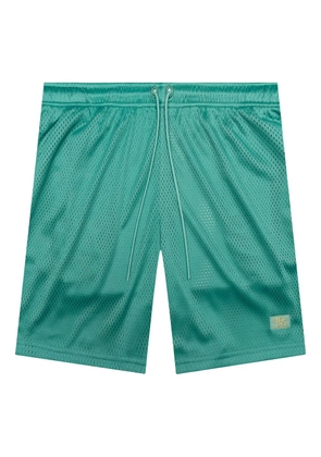 Advisory Board Crystals mesh drawstring shorts - Green