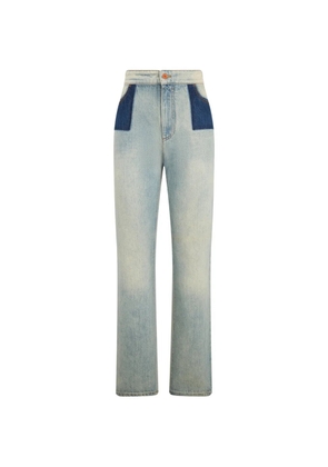 Philosophy Di Lorenzo Serafini high-waist denim - Blue