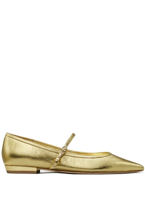 Tory Burch Mary Jane ballerina shoes - Gold