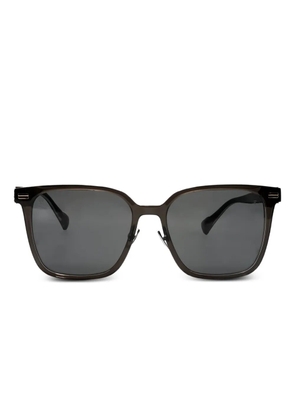 Mastermind Japan x BAPE skull-detail square sunglasses - Black