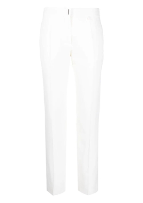 Givenchy logo-plaque tailored trousers - White
